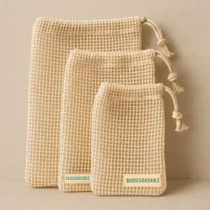 Eco-Friendly Mesh Wash Bags - Biodegradable Material