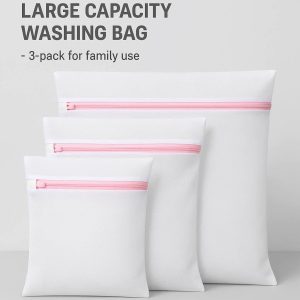 Large Capacity Washing Bag - 3-Pack for Family Use