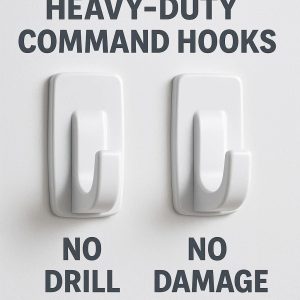 Heavy-Duty Command Hooks - No Drill, No Damage