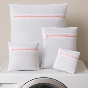 Reusable Zippered Laundry Sacks - Machine Washable