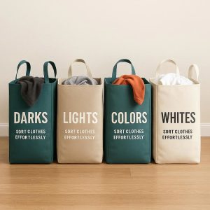 Color-Coded Laundry Bags - Sort Clothes Effortlessly