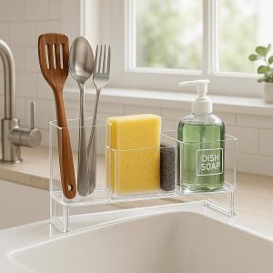 Clear Acrylic Over-Sink Organizer