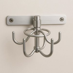 360° Rotating Hooks - Full-Angle Accessibility