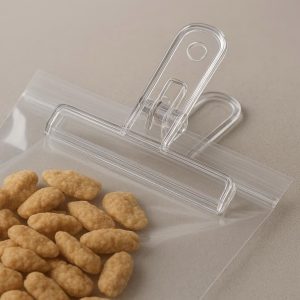 Transparent Plastic Food Clip – Clear Visibility for Contents